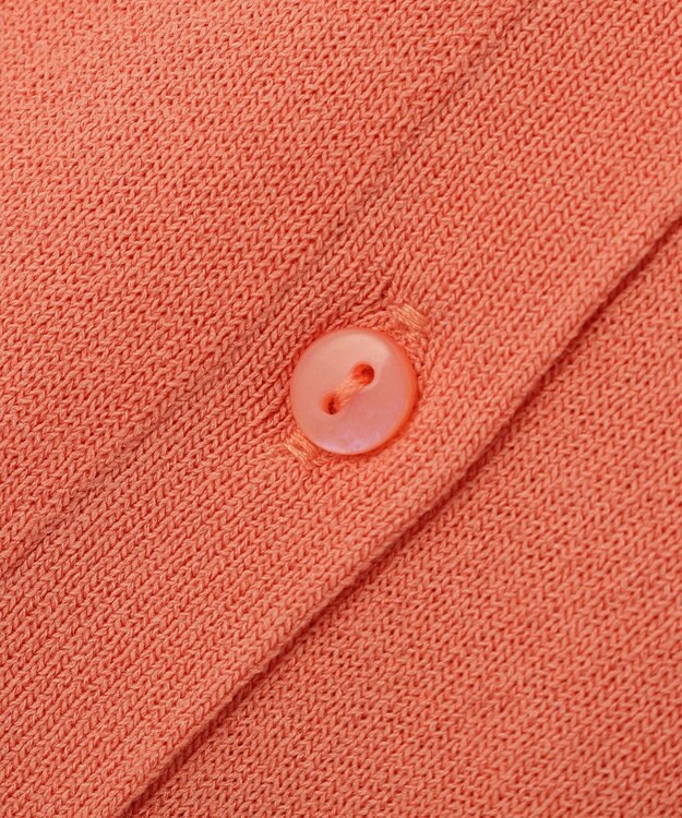 YECCA VECCA 【マシンウォッシャブル】カーディガン② Salmon Pink