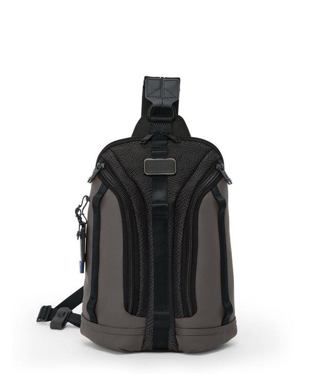 TUMI ALPHA BRAVO 「ナイト」スリング ブラック ジオメトリック