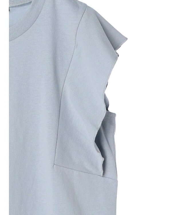 Green Parks ・ＳＵＧＡＲ　ＳＰＯＯＮ【ＣＯＯＬ】フレンチスリーブＴＥＥ Blue