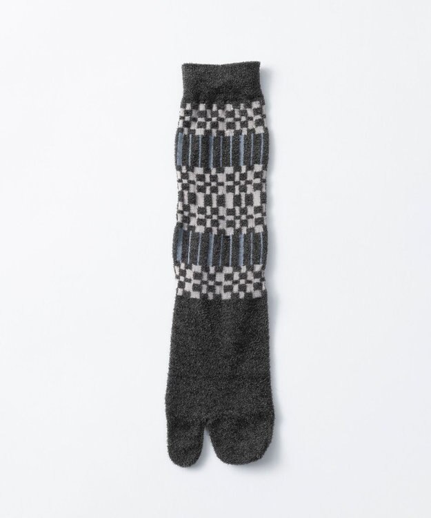 TRICOTE チェッカーボーダータビソックス 97CHARCOAL