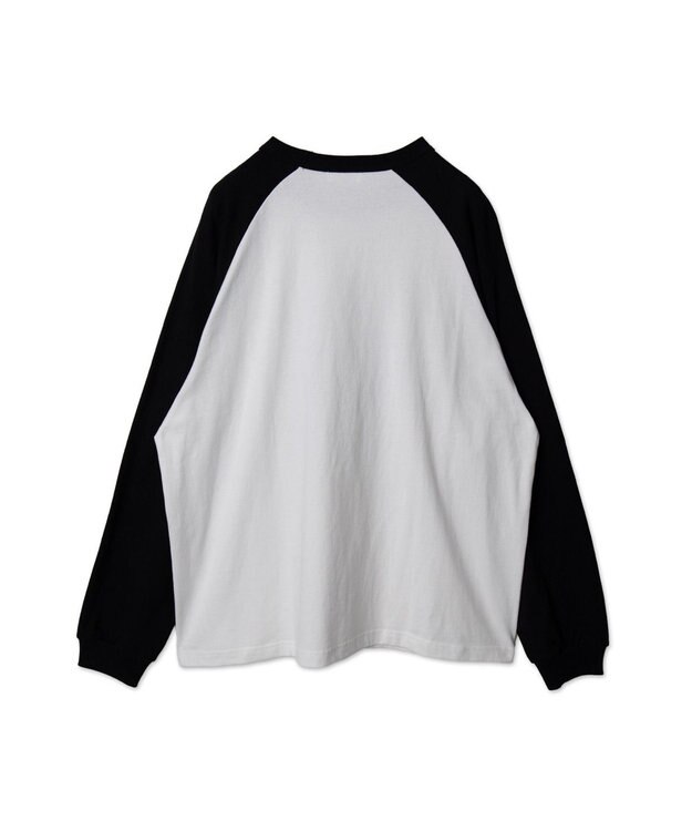 WEGO 【ユニセックス着用ITEM】ラグラングラフィックBIG　T（LS） ブラックその他