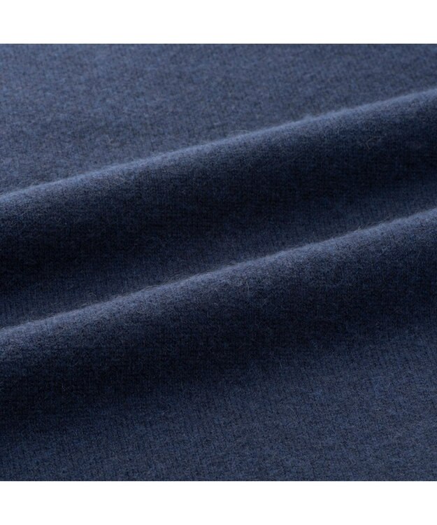 ZERO HALLIBURTON カシミヤ クルーネックニットトップス ZHG-M5A7 85122 ネイビー