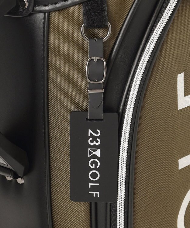 23区GOLF 【UNISEX】メランジシリーズ キャディバッグ カーキ系