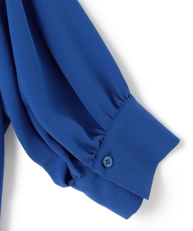 BEIGE， SIBYLLE /  配色カラーパフスリーブブラウス Blue x L.Orange