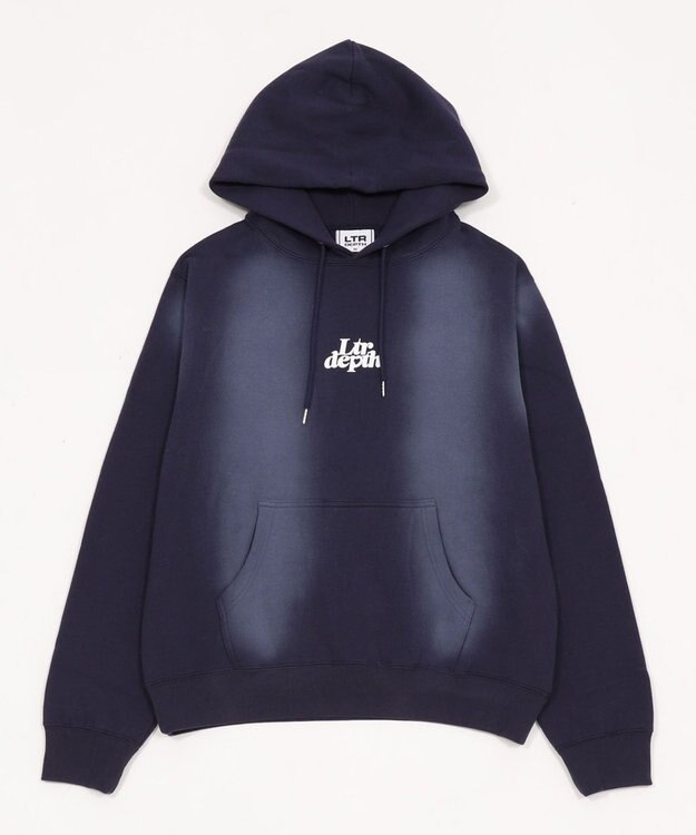 WEGO 【ユニセックス着用ITEM】ハートモチーフプルパーカー ネイビー