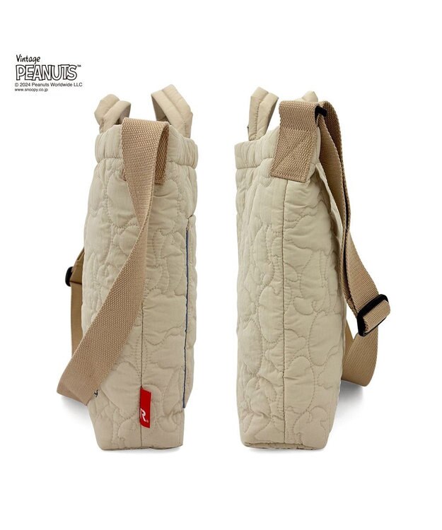 ROOTOTE 8415【スヌーピー】IP.トール2ウェイ.キルト.ピーナッツ-9X 02：アイボリー