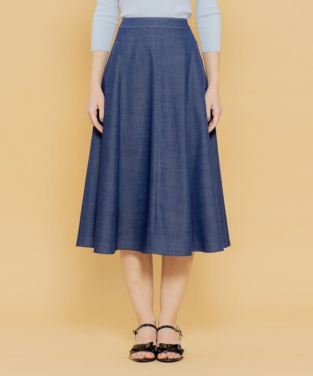 TOCCA 【洗える！】AROMA スカート ネイビー系