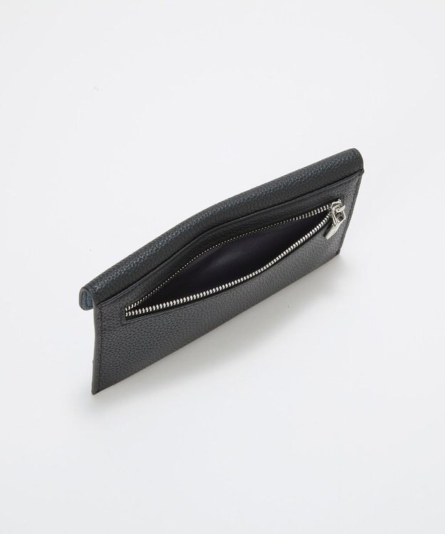 TOPKAPI 【Breath TOPKAPI】DUAL デュアル シュリンクレザー バイカラー 長財布　薄型 / 軽量 ブラック