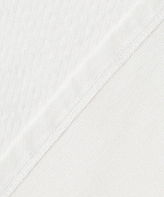 23区 S 【R(アール)】プレミアムコットンジャージー フリルスリーブカットソー オフホワイト系