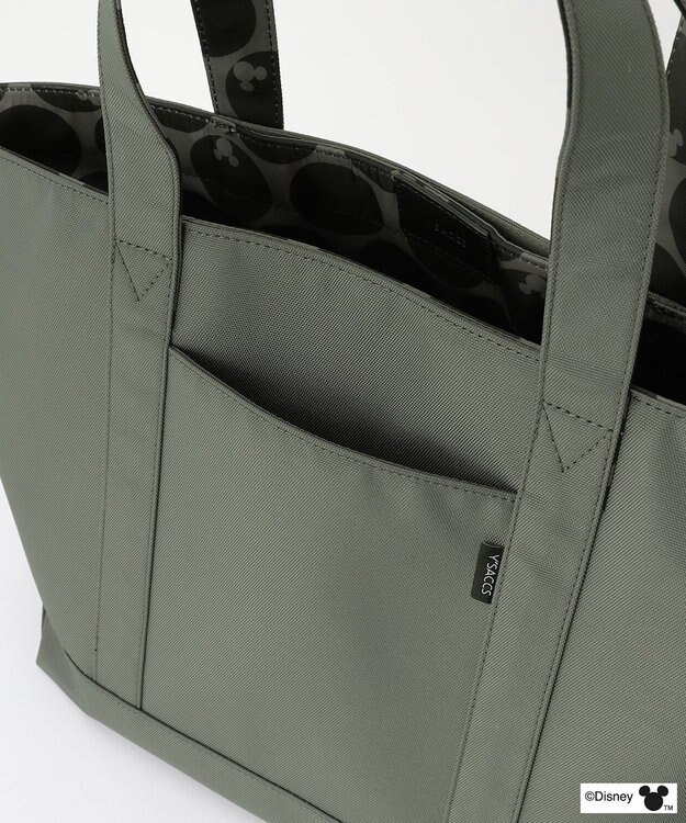 Y'SACCS 【Disney Collection】シルエットプリントトートバッグ　Mサイズ グレー