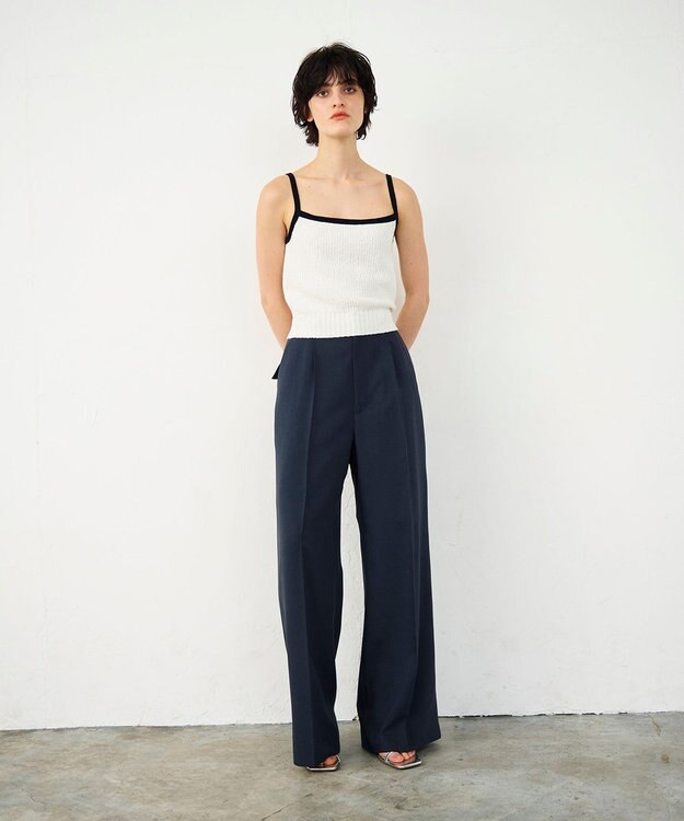 バイカラーニットノースリーブ / GRACE CONTINENTAL | ファッション