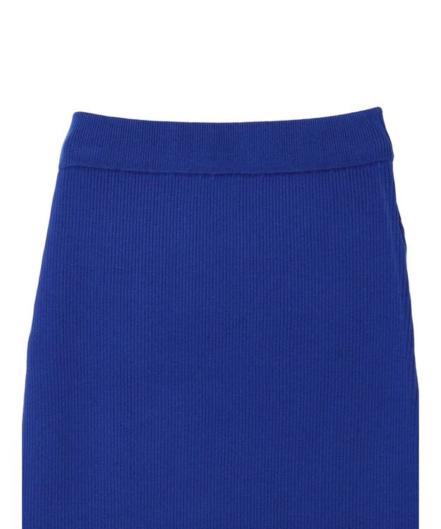 CRAFT STANDARD BOUTIQUE アンチピリングリブニットスカート Blue
