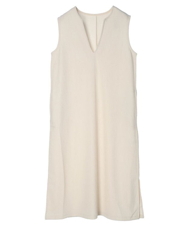 Green Parks カットＪＱキーネックジャンスカ Ecru