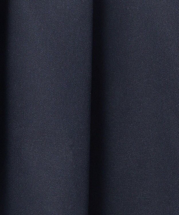 #Newans ２タックコクーンワイドパンツ ネイビー