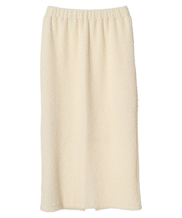 Green Parks BEST PRICE フクレジャガードIラインスカート Ivory