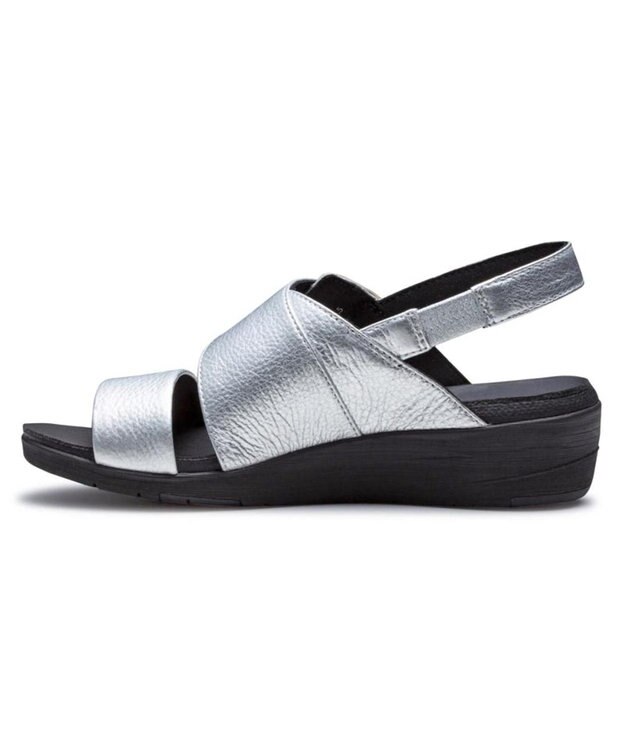 REGAL FOOT COMMUNITY 【リーガルレディース】F04S ベルトサンダル シルバー