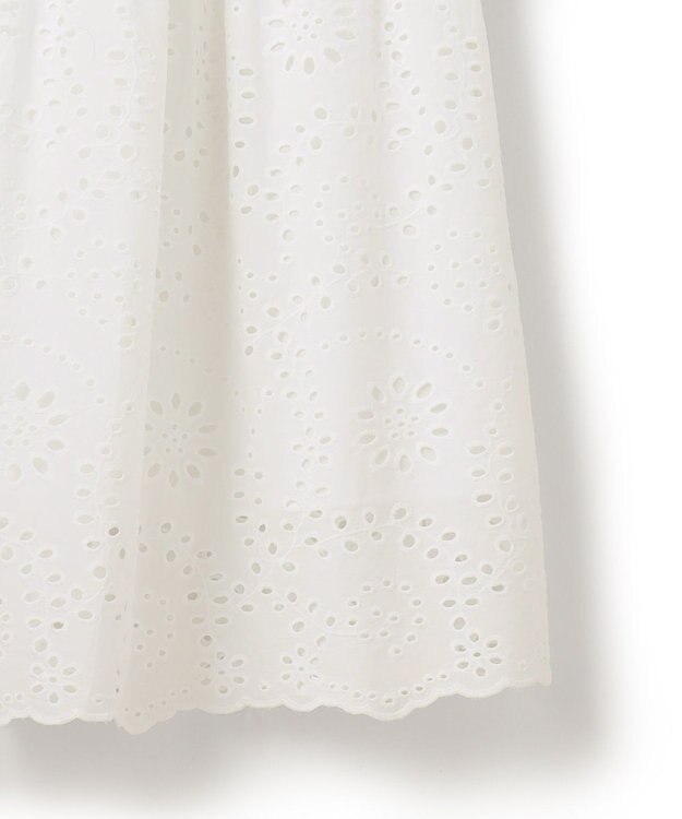 23区 【先行予約】カットワークエンブロイダリー スカート ホワイト系