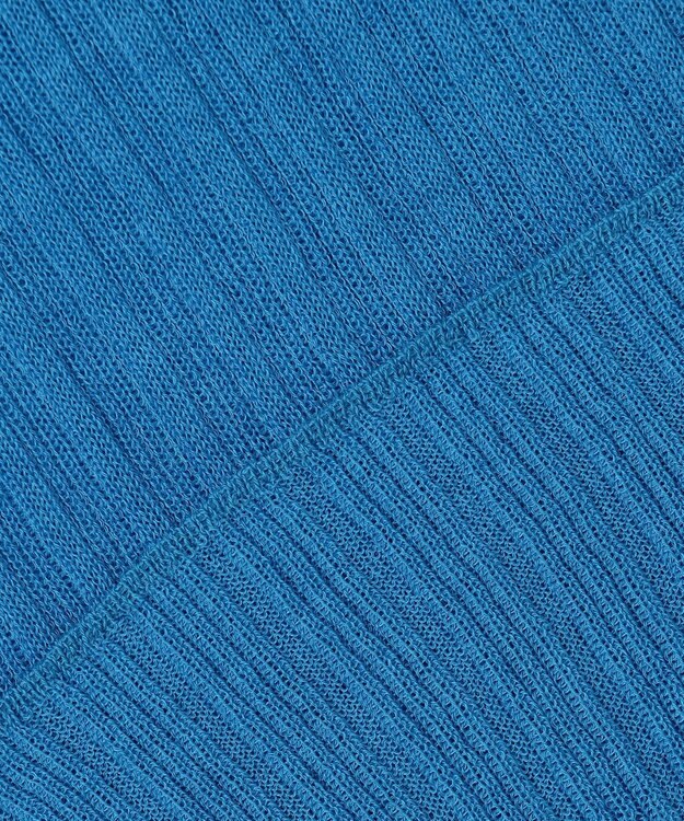 uncrave ランダムリブシアーニット カーディガン ロイヤルブルー