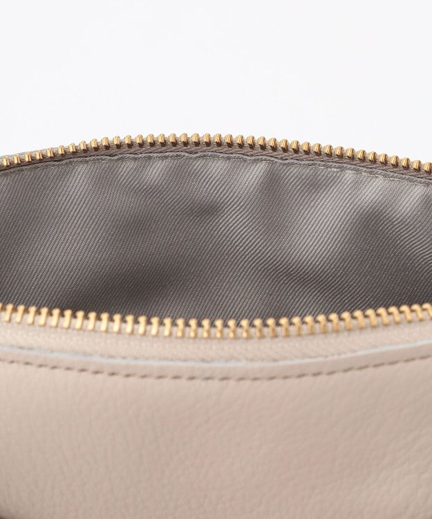 UNBILLION perche / 牛革オイル2wayテープショルダーS グレーブラック