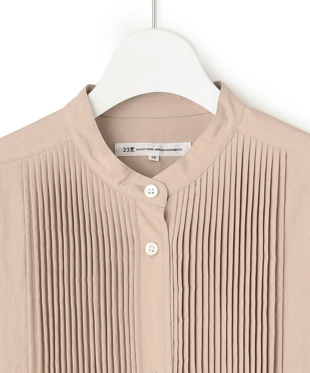 23区 【新色追加/洗える】ヴィンテージライトタフタ ブザム ワンピース ベージュ系