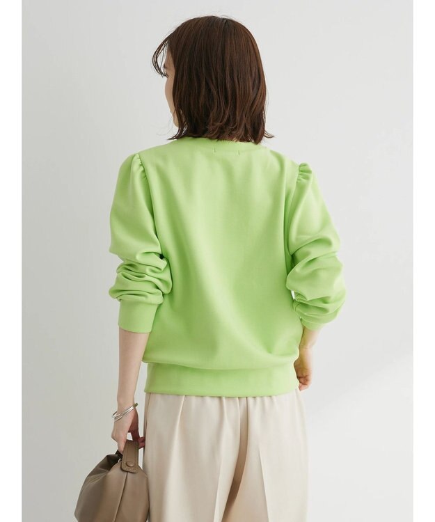 Green Parks 肩ボリュームダンボールカーディガン Green