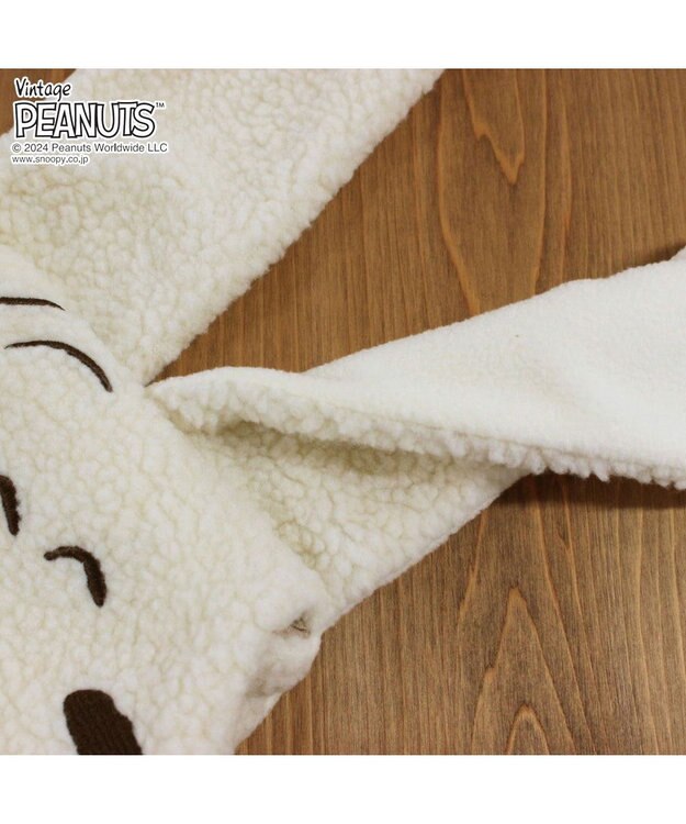 ROOTOTE 8412【スヌーピー】IP.マフルー.ピーナッツ-9U 01：アイボリー・ブラウン