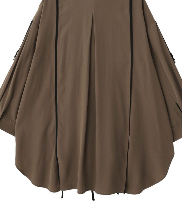 YECCA VECCA ストリングデザインシャツ Khaki