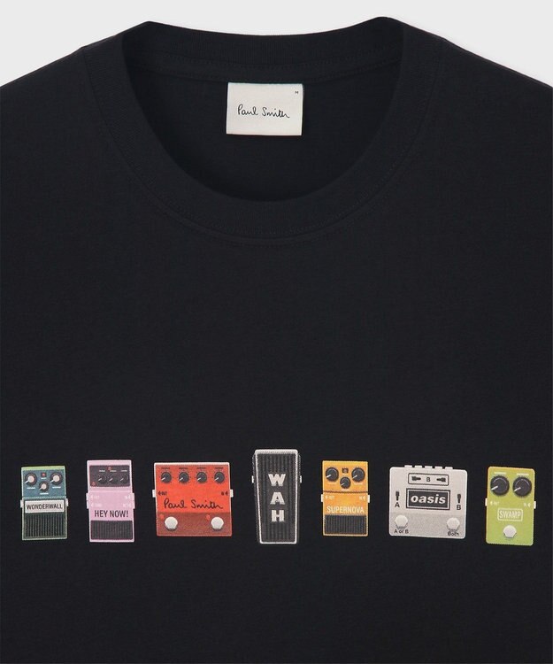 Paul Smith Paul Smith × Oasis ギターペダル Tシャツ ブラック