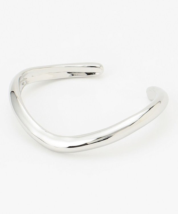 J.PRESS LADIES ライン バングル シルバー系