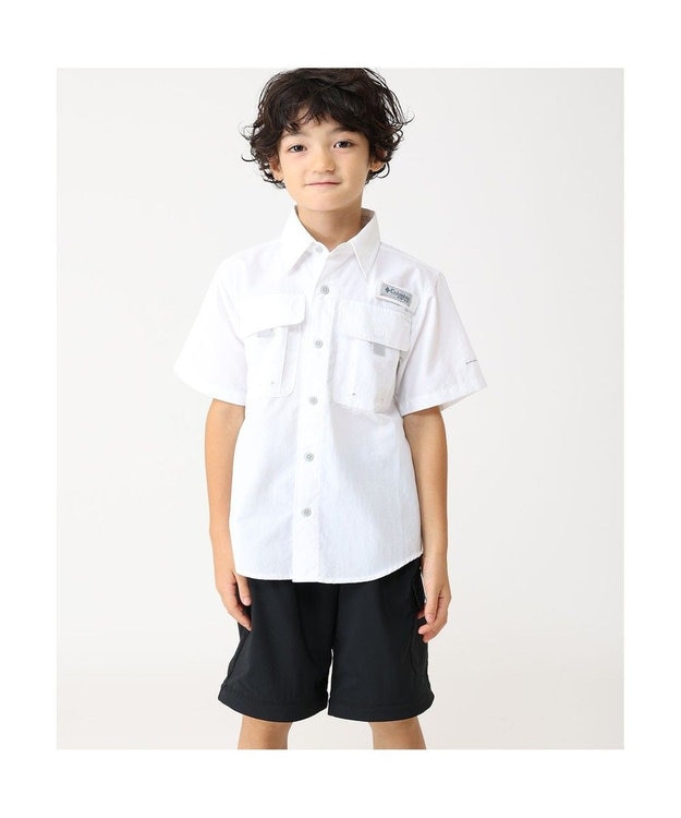 Columbia Columbia/ 【KIDS】バハマIIショートスリーブシャツ /コロンビア White
