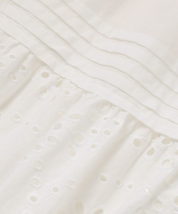 23区 【先行予約】カットワークエンブロイダリー スカート ホワイト系