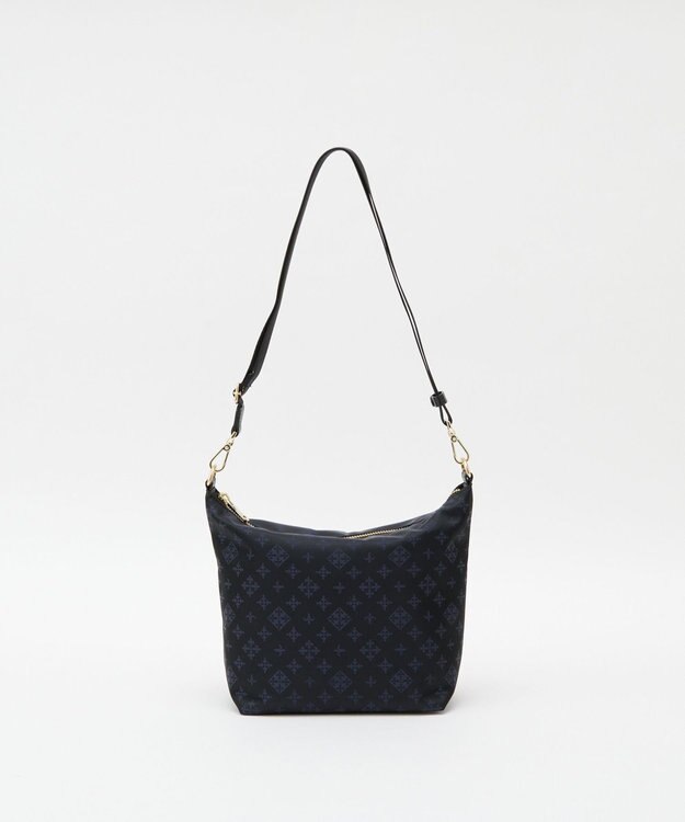 russet シンプルショルダーバッグ (CE-1243) Black/Navy