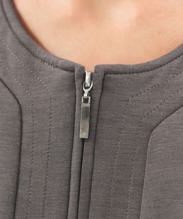 Tiaclasse 【洗える】ソフトダンボールジャケット チャコールグレー