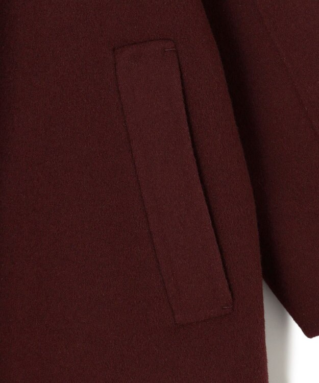 ICB 【CLASSY.1月号掲載】WoolRever ロングコート バーガンディ系