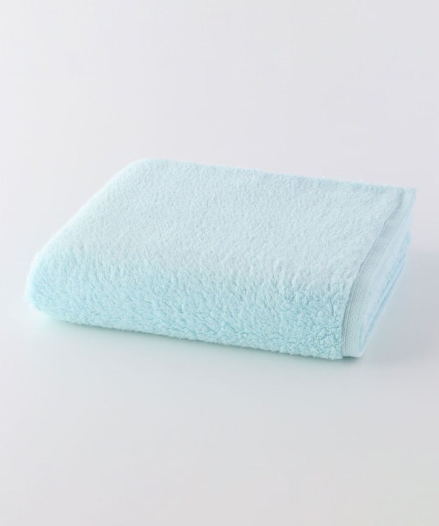 UCHINO とってもよく吸う「ごくふわ」 バスタオル アクアブルー（2024春夏限定色）