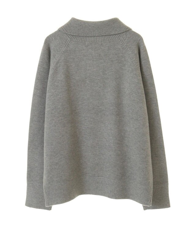 AMERICAN HOLIC バイパチハーフＺＩＰニットプルオーバー Light Gray Mixture