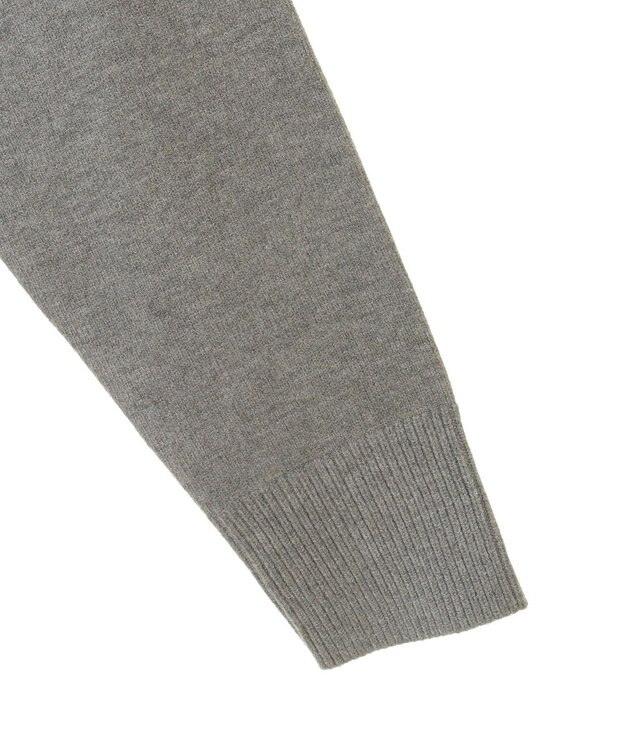 AMERICAN HOLIC バイパチハーフＺＩＰニットプルオーバー Light Gray Mixture