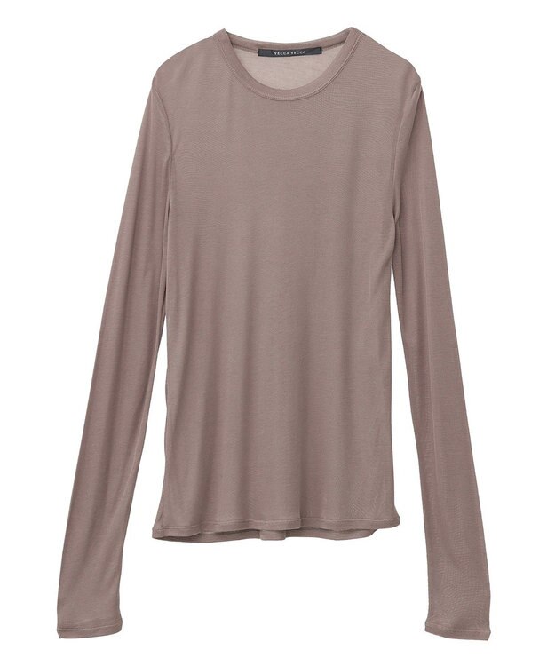 YECCA VECCA クルーネックシアーインナー Beige