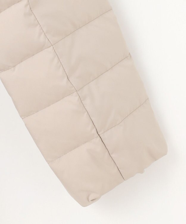 ANY SIS S 【2WAY】ノーカラーミドル ダウン ベージュ