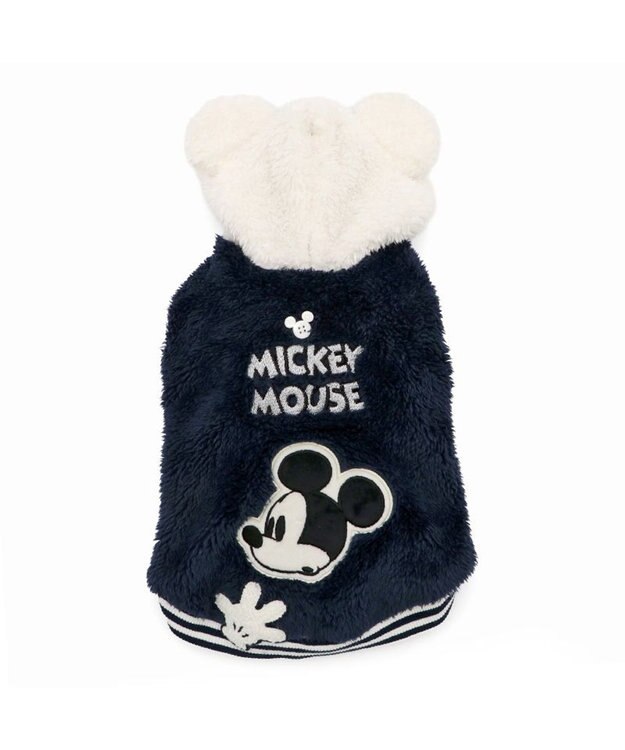PET PARADISE ディズニー ミッキーマウス お揃いパーカー 小型犬 ネイビー