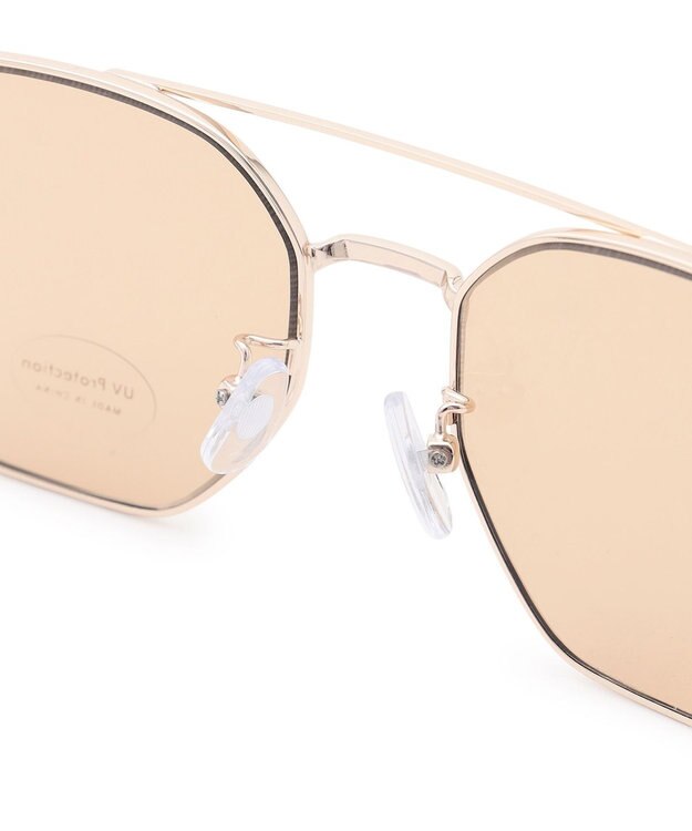J.PRESS YORK STREET 【UNISEX】UVカット サングラス ゴールド系