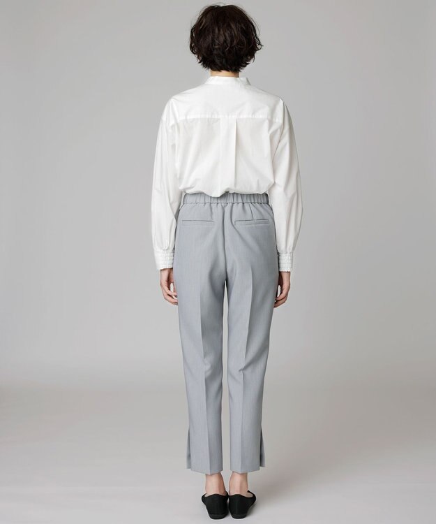 UNFILO L イージーパンツ テーパード ライトグレー系