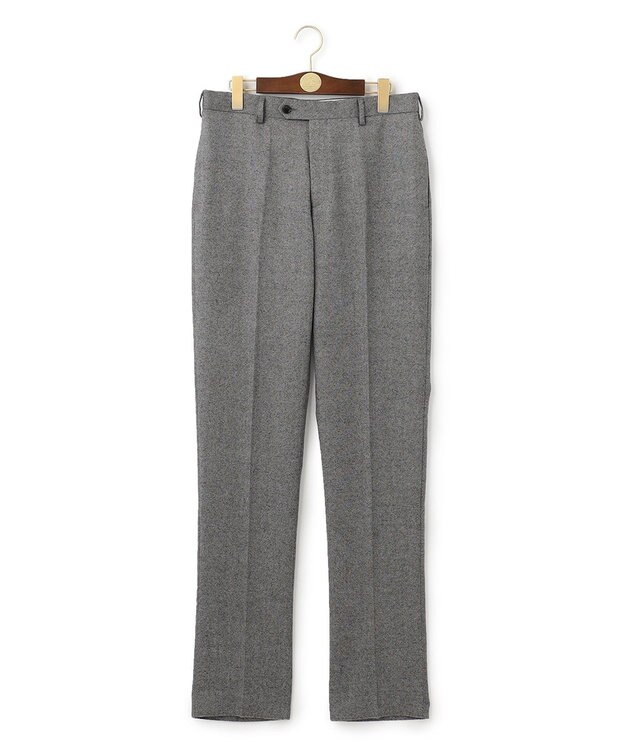 J.PRESS MEN 【定番】マナードシルクホームスパン スラックス ライトグレー系