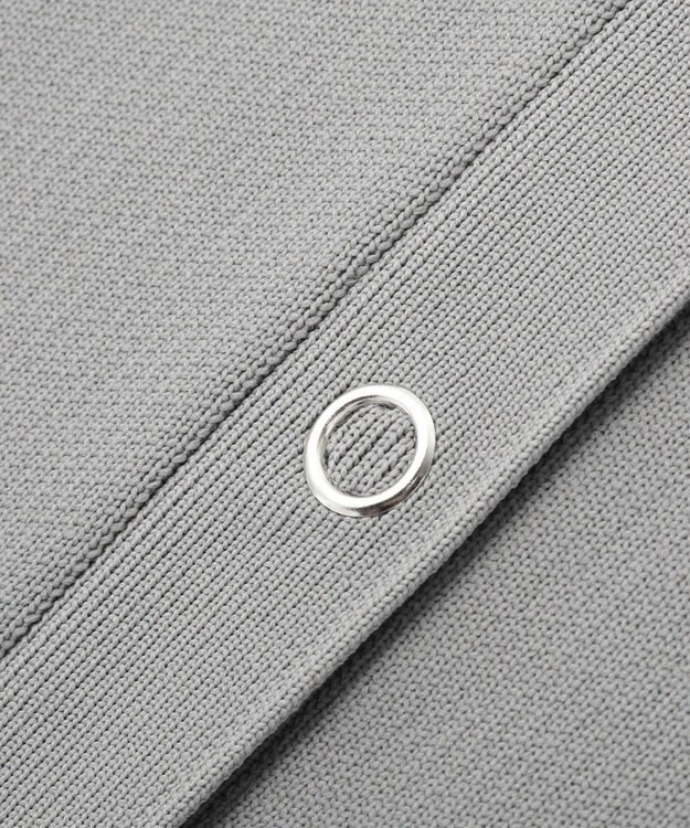 Green Parks リングドットニットコーディガン Gray