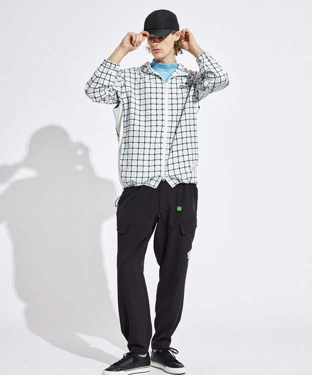 PW CIRCULUS 【袖2WAY】【MEN】プリント デタッチャブル アノラック ホワイト系5