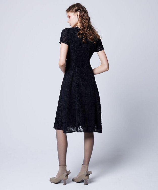 TOCCA 【洗える】CHANTILLY PUFF ドレス ブラック系