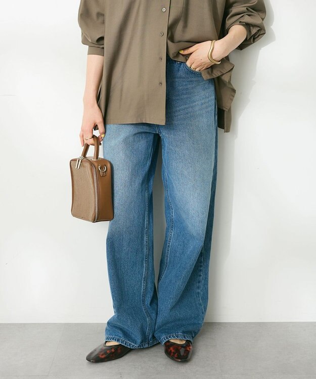 CRAFT STANDARD BOUTIQUE ワイドデニムパンツ Light Indigo