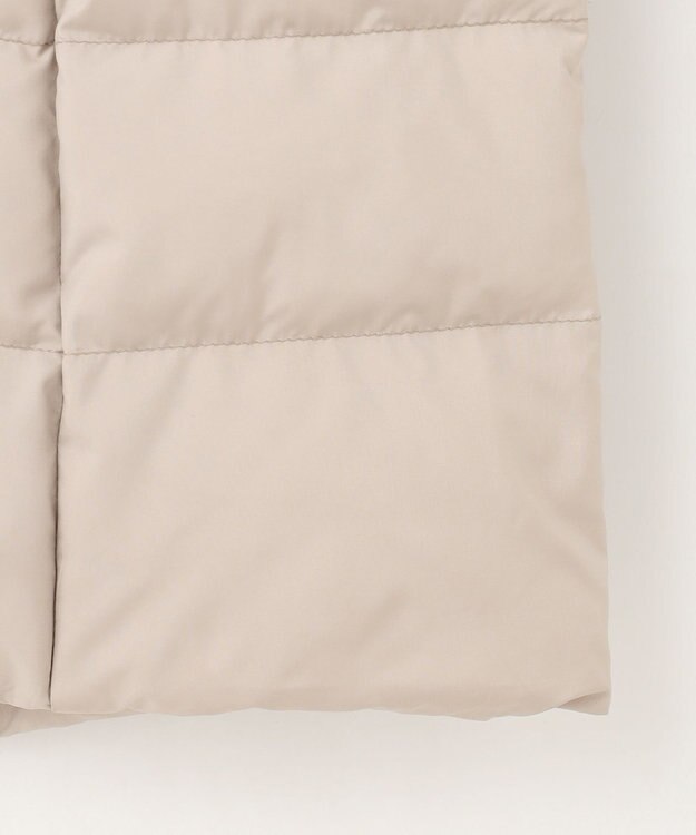 ANY SIS S 【2WAY】ノーカラーミドル ダウン ベージュ