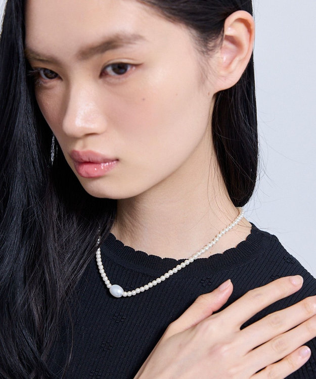 ACCENT OF PEARL NECKLACE 淡水パールネックレス / TOCCA