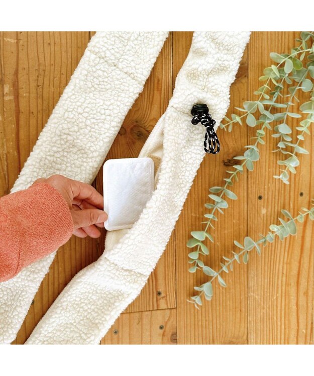 ROOTOTE 8412【スヌーピー】IP.マフルー.ピーナッツ-9U 01：アイボリー・ブラウン